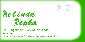 melinda repka business card